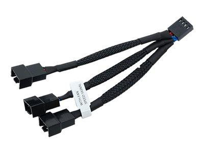EKWB 3fach-Splitterkabel für 4 Pin PWM Lüfter, 10cm, Y-Kabel