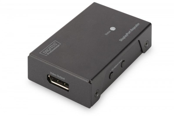 DIGITUS DP-Repeater bis 20m FullHD bis 13m UHD 4K schwarz