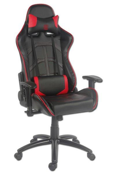LC-POWER Gaming Stuhl LC-Power LC-GC-1 schwarz/rot
