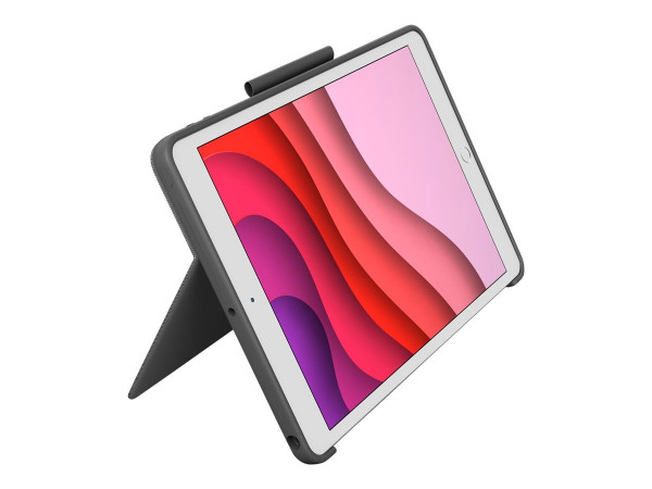 (B-Ware) NL Logitech Combo Touch iPad (2022) Grey US Layout