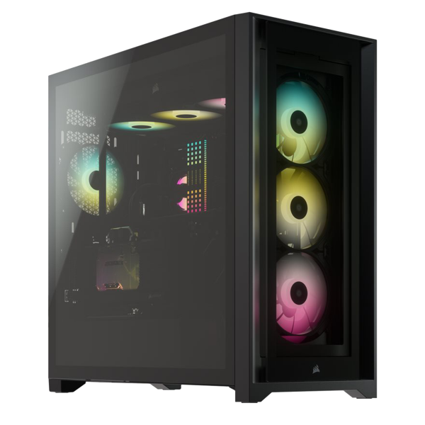 Gehäuse CORSAIR Midi iCUE5000X RGB (Tempered Glass) Black
