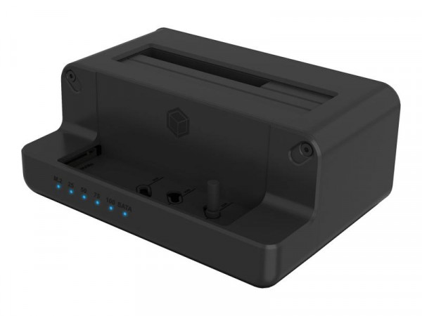 Docking- & Klonestation IcyBox M.2NVMe SSD,2,5"/3,5"SSD/HDD