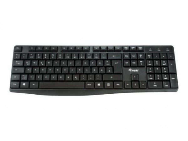 Equip Kabelgebundene USB Keyboard schwarz, deutsches Layout