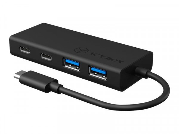 Hub 4-Port IcyBox USB 3.0 HUB Type-C zu 2xType C-> 2xType A