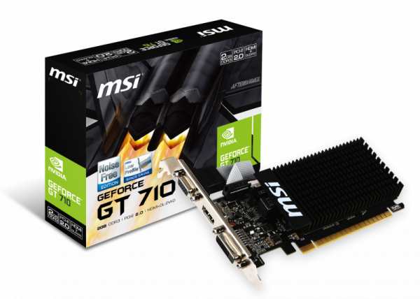 MSI GT710-2GD3H/LP 2GB GDDR3 HDMI VGA DVI pa