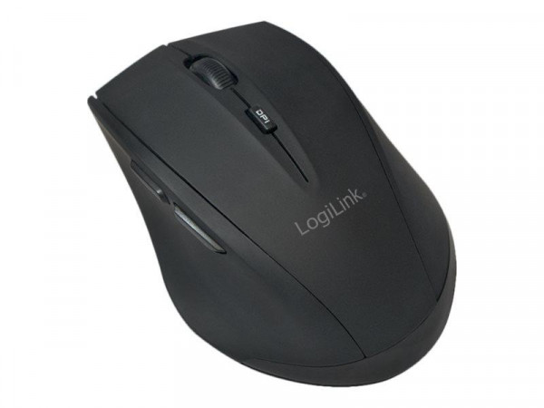 LogiLink Maus Bluetooth 2.4 GHz 1600dpi Laser scroll black