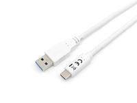 Equip USB Kabel 3.2 A -> C St/St 2.0m 3A weiß