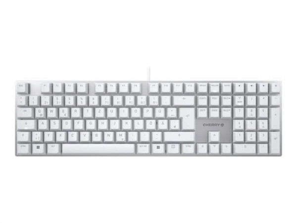 CHERRY TAS KC 200 MX Corded DE-Layout silber MX2A Silent Red