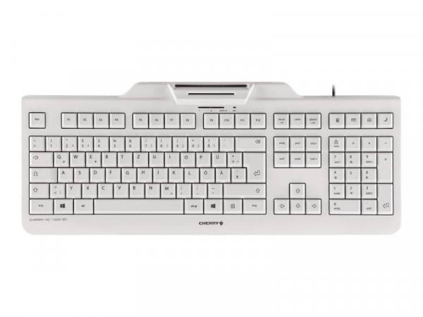 CHERRY TAS KC 1000 SC weiß-grau mit Smartcard-Terminal
