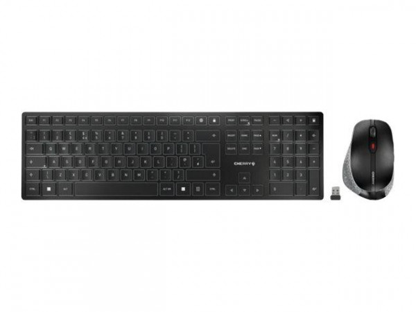 CHERRY TAS Desktop-Set DW 9500 SLIM Wireless DE-Layout sw