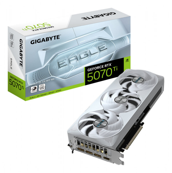 Gigabyte RTX5070TI EAGLE OC ICE 16GB GDDR7 HDMI 3xDP