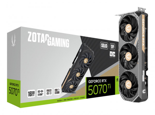 Zotac RTX 5070 TI Solid SFF OC 16GB GDDR7 HDMI 3xDP