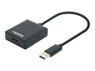 MANHATTAN USB-A USB 3.1 Gen 1 auf HDMI-Adapter 1080p@60Hz