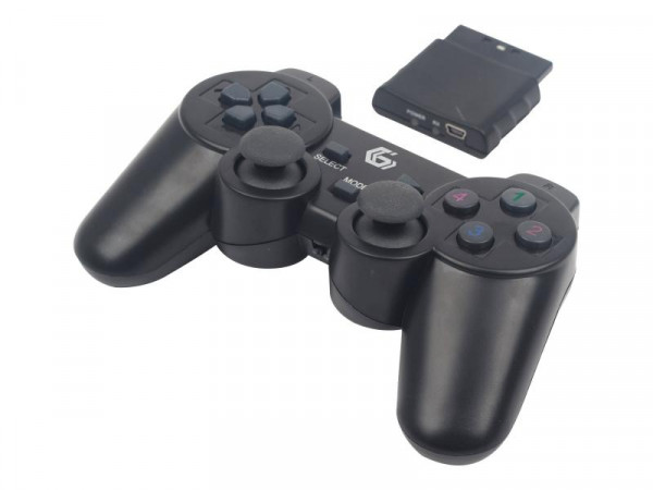 GEMBIRD Gamepad USB/PC/PS2/PS3 Kabellos DualVibr. 10 Tasten
