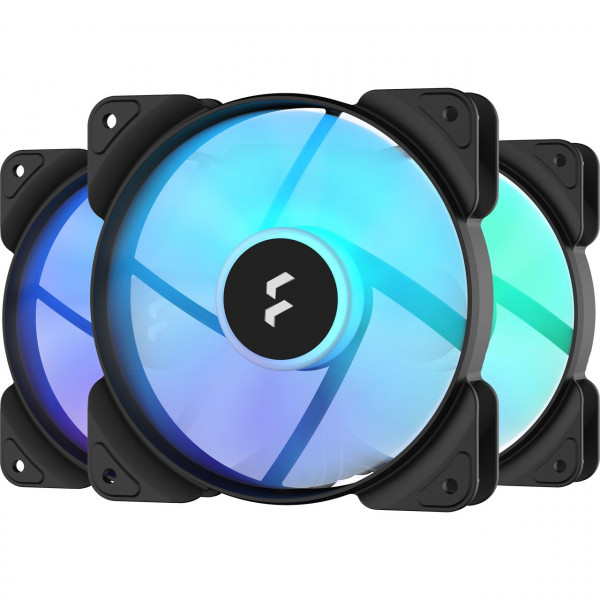 Lüfter FRACTAL-DESIGN Aspect 12 RGB PWM Black Frame 3-Pack