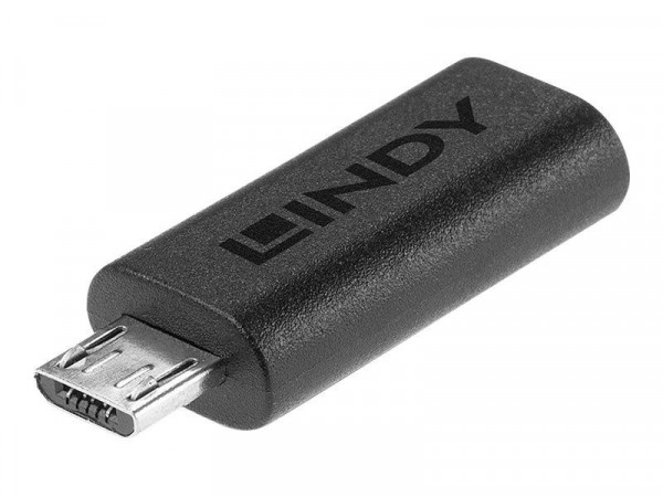 Lindy Adapter USB 2.0 Typ C an Micro-B