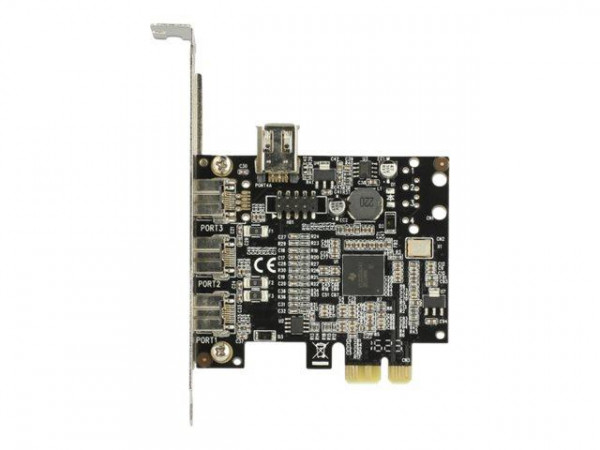 DELOCK PCIe-Card > 3x ect. FireWire B + int. FireWire A