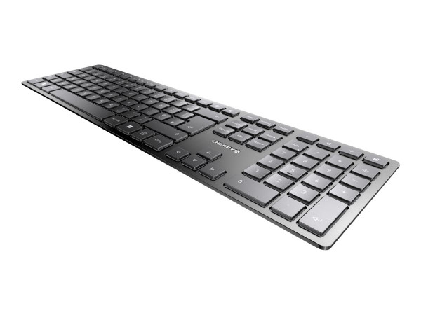 (B-Ware) CHERRY TAS KW 9100 SLIM Wireless CH-Layout schwarz/silber