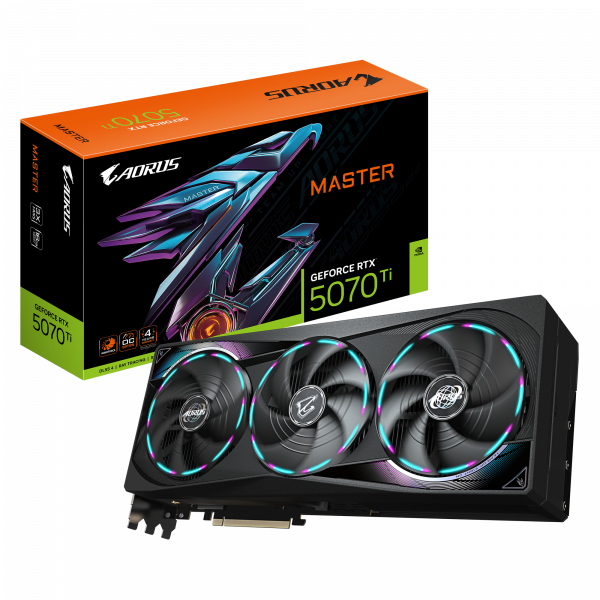Gigabyte RTX5070TI AORUS Master 16GB GDDR7 HDMI 3xDP