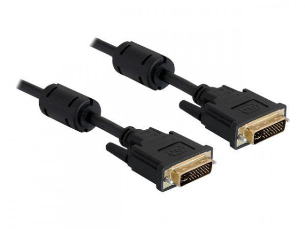 DVI Kabel Delock DVI(24+5) -> DVI(24+5) St/St 2.00m Gold