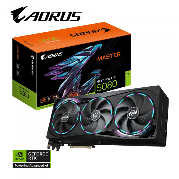Gigabyte RTX5080 AORUS Master 16GB GDDR7 HDMI 3xDP