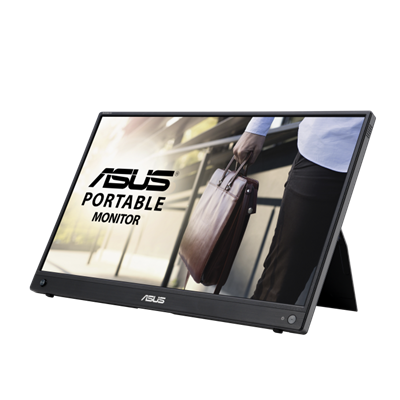 ASUS ZenScreen Go MB16AWP - Kabelloser tragbarer Monitor- 15,6 Zoll, kabelloses Mirroring, IPS, USB Typ-C, Mini-HDMI, eingebauter Akku, Flicker-Free, Blaulichtfilter, Anti-Glare Oberfläche, Tripod