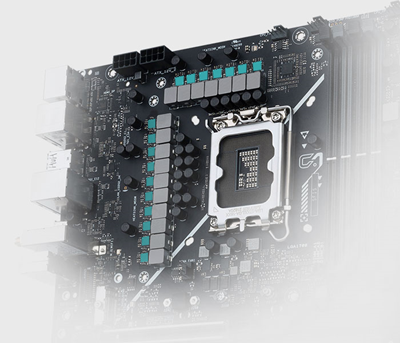 The PRIME Z790-A WIFI motherboard features 16 + 1 Teamed Power Stages.