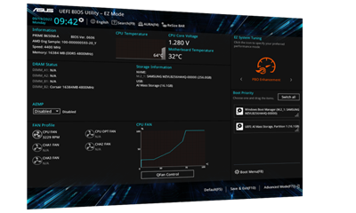 PBO Enhancement UI-Einstellung.