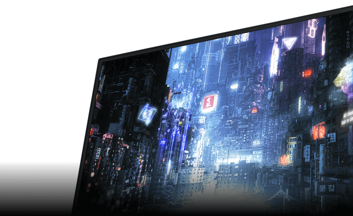 Satte Farben und kontrastreiche Effekte auf der ROG Swift PG32UQXR