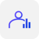 Dashboard für Internetaktivitäten icon