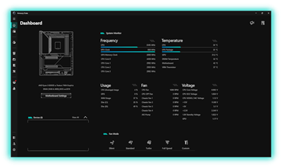 Armoury Crate Dashboard