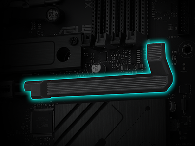 Die Grafik zeigt den PCIe Slot Q-Release.